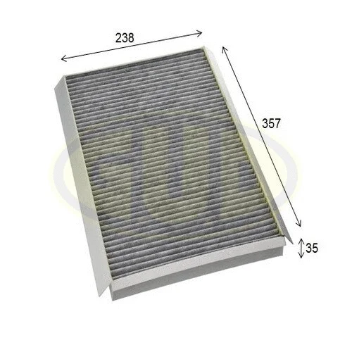 Filtre, air de l'habitacle G.U.D. GCF3569C