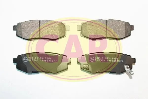 Kit de plaquettes de frein, frein à disque CAR PNT7751