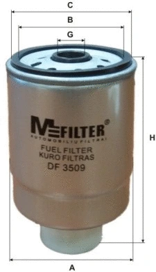 Filtre à carburant MFILTER DF 3509