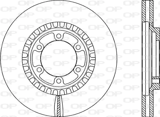 Disque de frein OPEN PARTS BDR2085.20