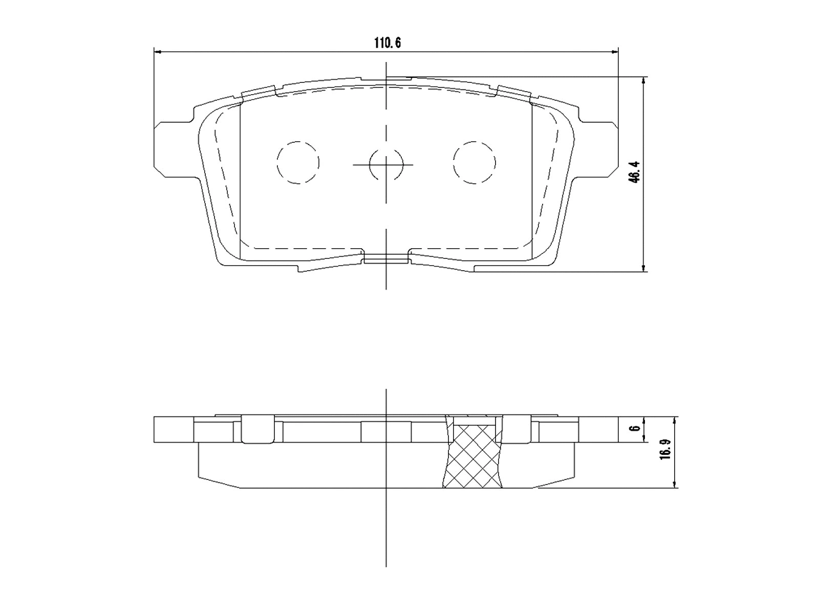 Kit de plaquettes de frein, frein à disque A.Z. Meisterteile AZMT-44-022-1350