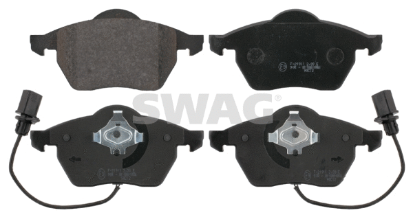 Kit de plaquettes de frein, frein à disque SWAG 30 91 6447