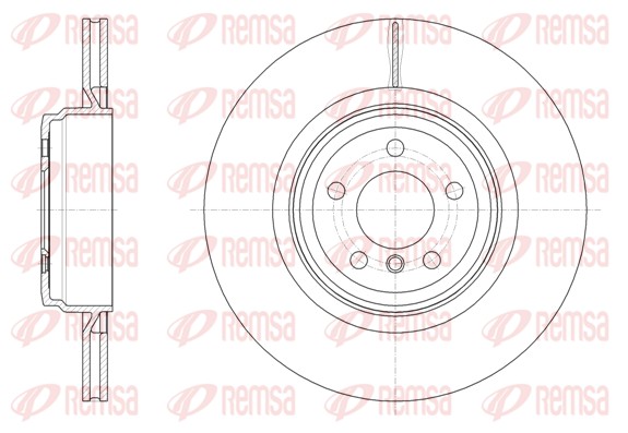 Disque de frein REMSA 61599.10