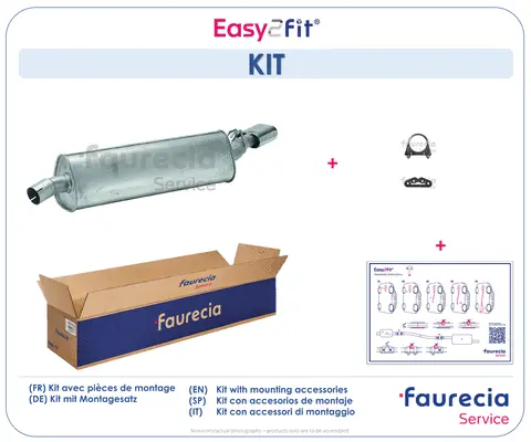 Silencieux arrière Faurecia FS01056