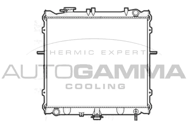 Radiateur, refroidissement du moteur AUTOGAMMA 104119