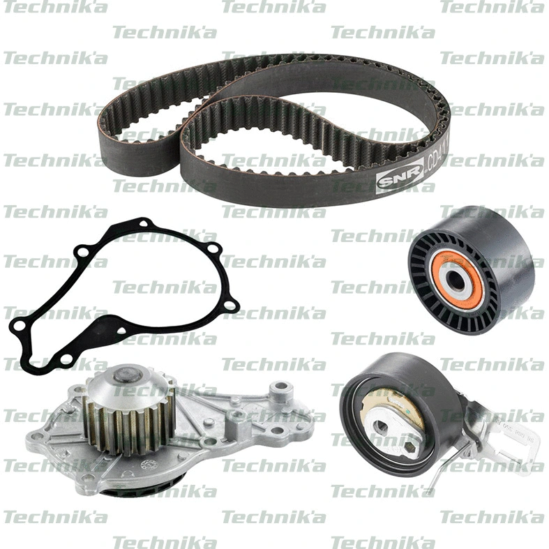 Pompe à eau + kit de courroie crantée Technika KDP150
