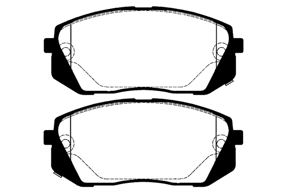 Kit de plaquettes de frein, frein à disque Technika 01863A