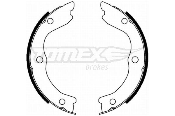 Jeu de mâchoires de frein TOMEX Brakes TX 22-30