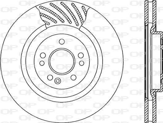 Disque de frein OPEN PARTS BDR1933.20