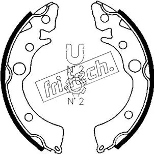 Jeu de mâchoires de frein fri.tech. 1044.007
