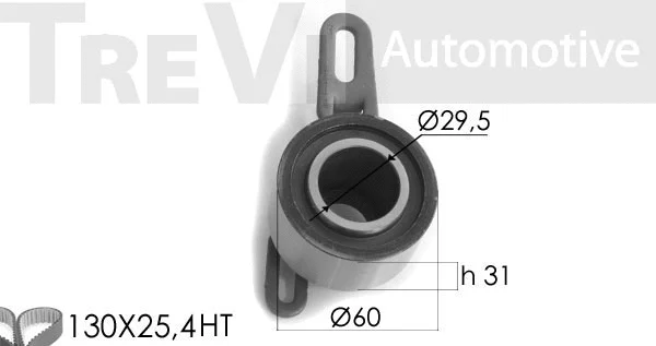 Kit de courroie crantée TREVI AUTOMOTIVE KD1121