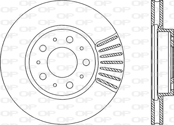 Disque de frein OPEN PARTS BDA1614.20