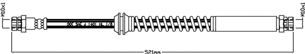 Flexible de frein JURATEK JBH1133