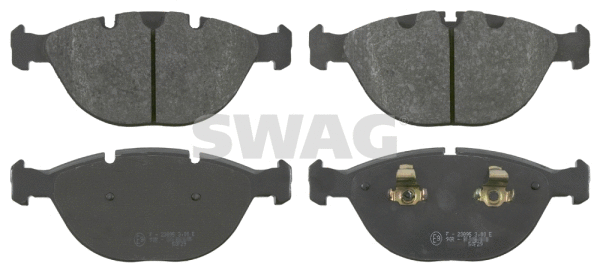 Kit de plaquettes de frein, frein à disque SWAG 20 91 6501