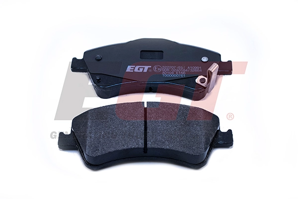 Kit de plaquettes de frein, frein à disque EGT 322207iEGT