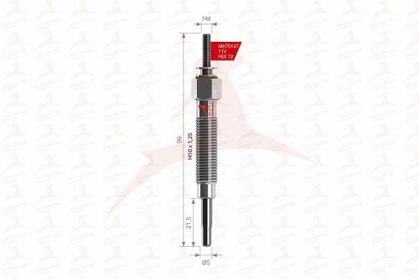 Bougie de préchauffage MEHA AUTOMOTIVE MH70147