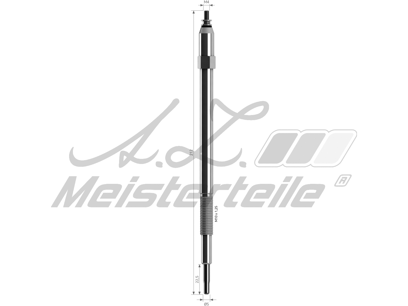 Bougie de préchauffage A.Z. Meisterteile AZMT-49-040-1005