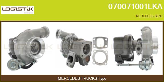 Turbocompresseur, suralimentation LGK 070071001LKA