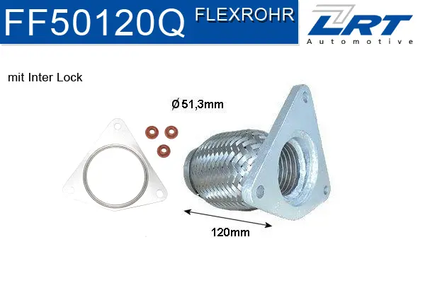 Tube de réparation, catalyseur LRT FF50120Q