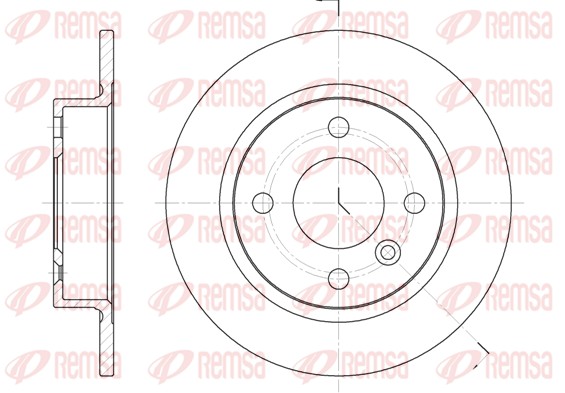 Disque de frein REMSA 6032.00