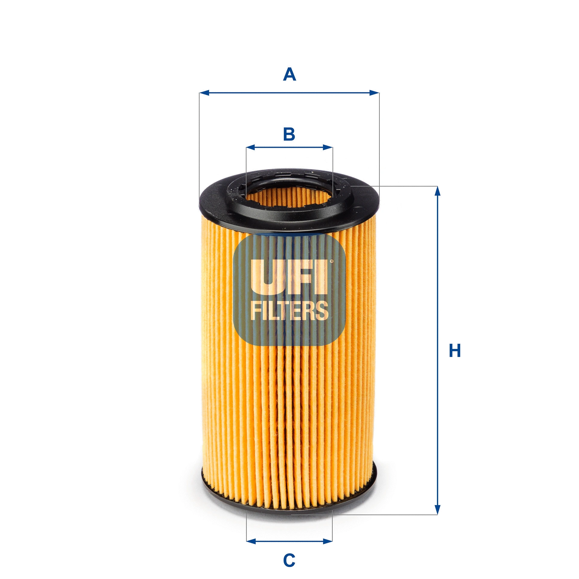 Filtre à huile UFI 25.072.00