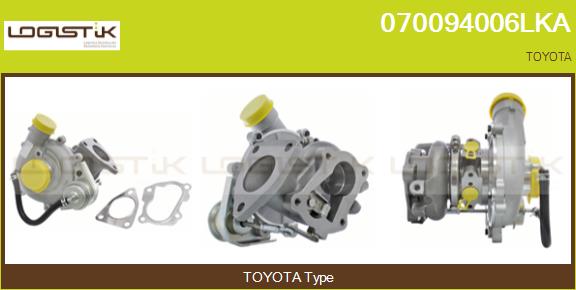 Turbocompresseur, suralimentation LGK 070094006LKA