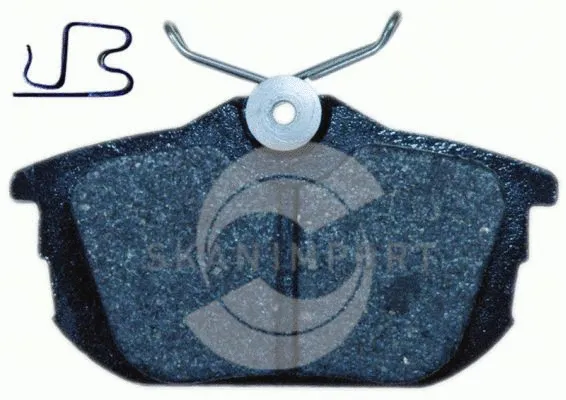 Kit de plaquettes de frein, frein à disque SKANIMPORT BH 978