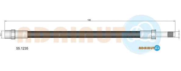 Flexible de frein ADRIAUTO 55.1235