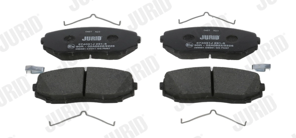 Kit de plaquettes de frein, frein à disque JURID 574031J