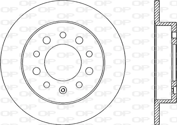 Disque de frein OPEN PARTS BDR2048.10