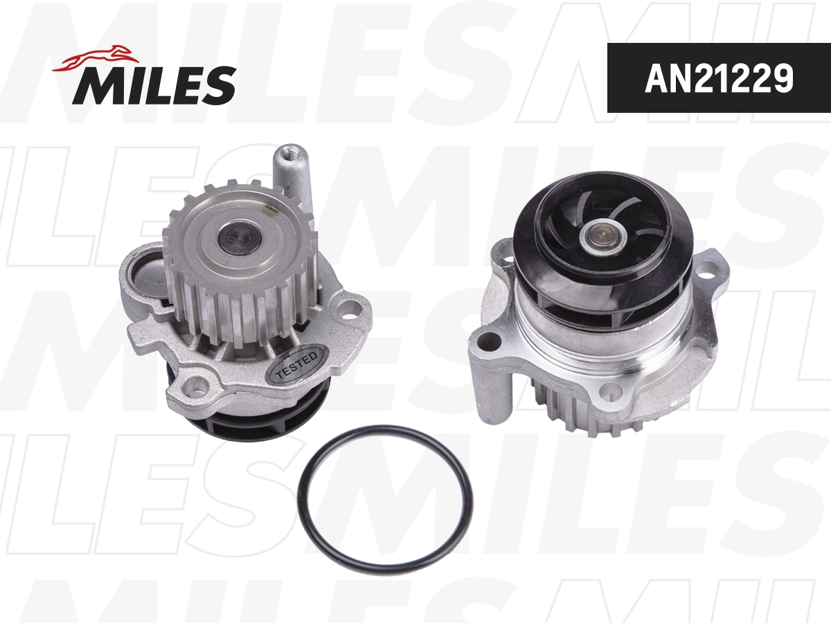 Pompe à eau, refroidissement du moteur MILES AN21229