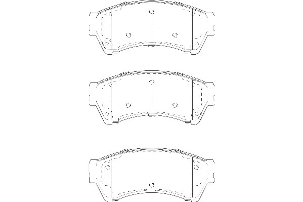 Kit de plaquettes de frein, frein à disque Omnicraft 2135168