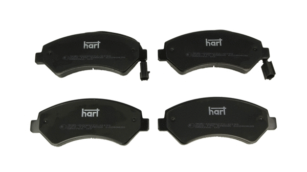 Kit de plaquettes de frein, frein à disque HART 223 176