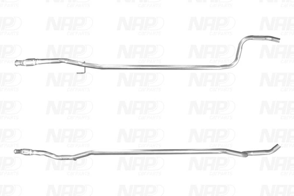 Tuyau d'échappement NAP carPARTS CAC10622