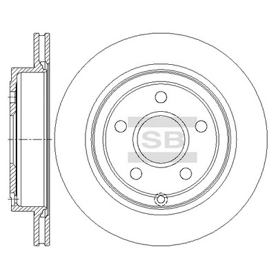 Disque de frein Hi-Q SD5108