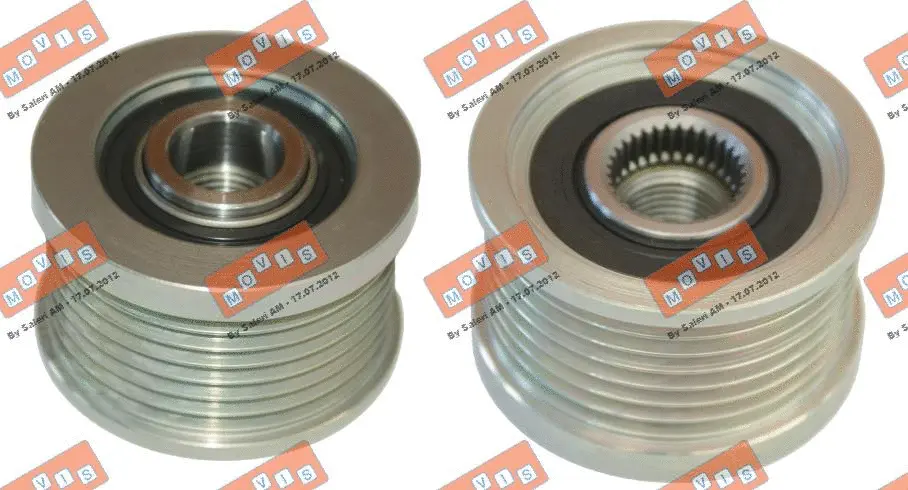 Poulie roue libre, alternateur MOVIS AST3522