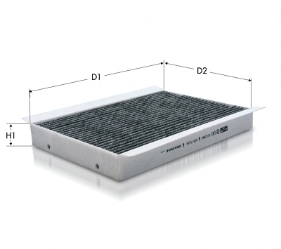 Filtre, air de l'habitacle TECNECO FILTERS CK1281C