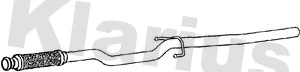 Tuyau d'échappement KLARIUS 150535