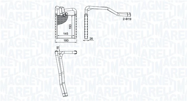 Système de chauffage MAGNETI MARELLI 350218508000