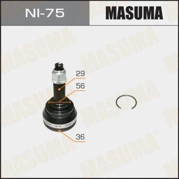 Jeu de joints, arbre de transmission MASUMA NI-75