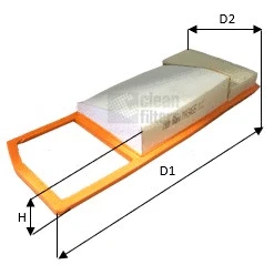 Filtre à air CLEAN FILTERS MA3465