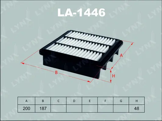 Filtre à air LYNXAUTO LA-1446