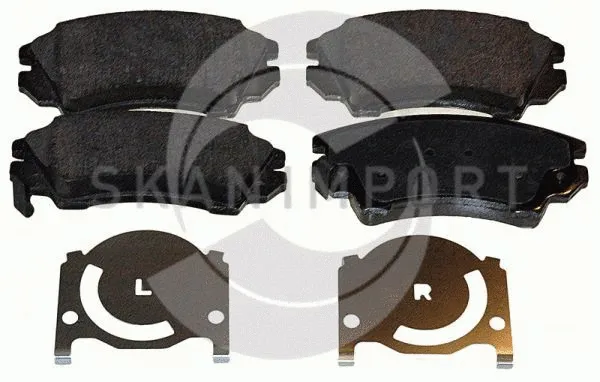 Kit de plaquettes de frein, frein à disque SKANIMPORT BVO 7751