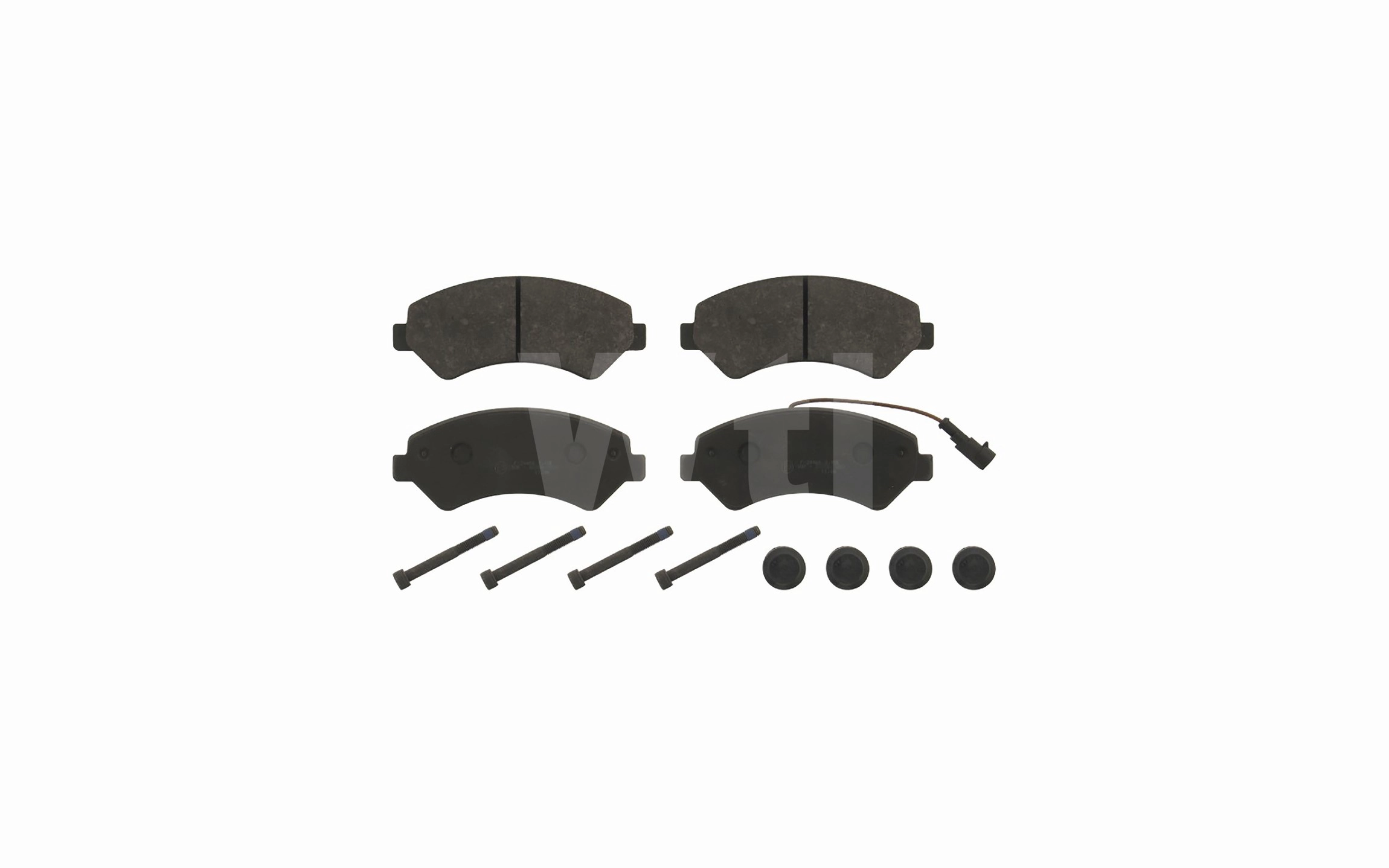 Kit de plaquettes de frein, frein à disque Wti Automotive K971003