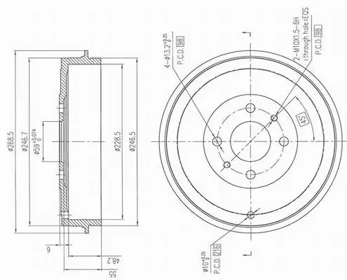 Tambour de frein AP XENERGY X654210