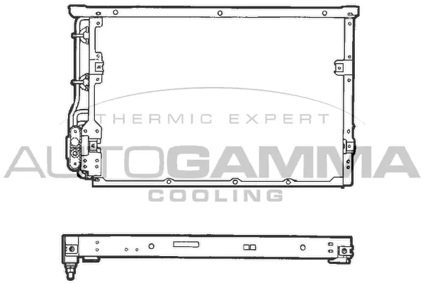 Condenseur, climatisation AUTOGAMMA 101571