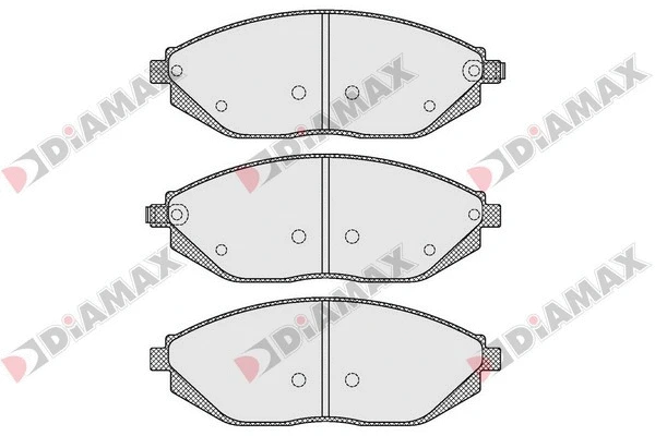 Kit de plaquettes de frein, frein à disque DIAMAX N09518