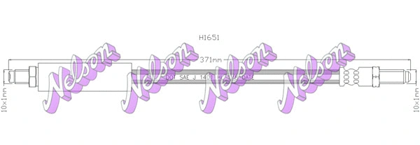 Flexible de frein KAWE H1651