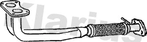 Tuyau d'échappement KLARIUS 301241