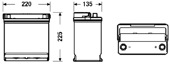 Batterie de démarrage CENTRA CB450